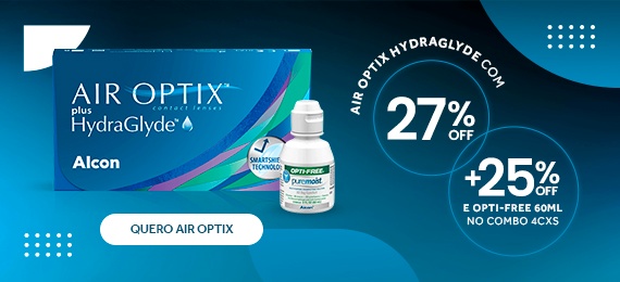 Lentes de contato Air Optix Hydraglyde